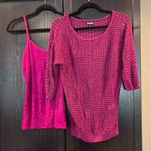 2 pieces. Sweater abd tank